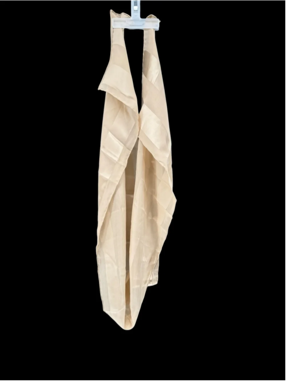 Women's Echo Silk Scarf One Size Beige